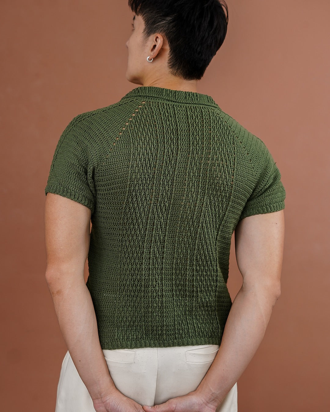 Alpine Polo Crochet Shirt [PDF PATTERN]